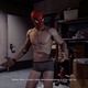 Peter realizing that he’s taken off his suit.
